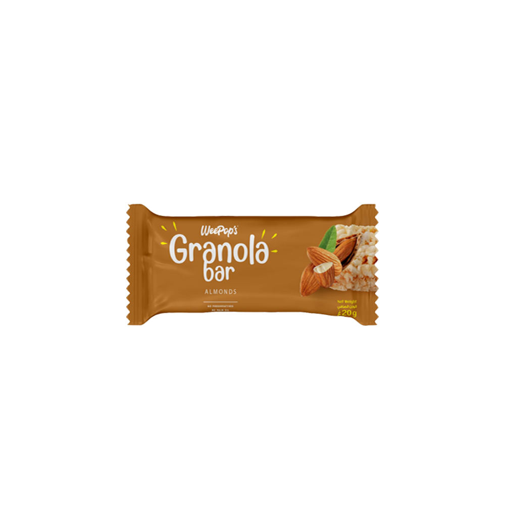 Granola Bar Amandes weepop's 20gr Otrity