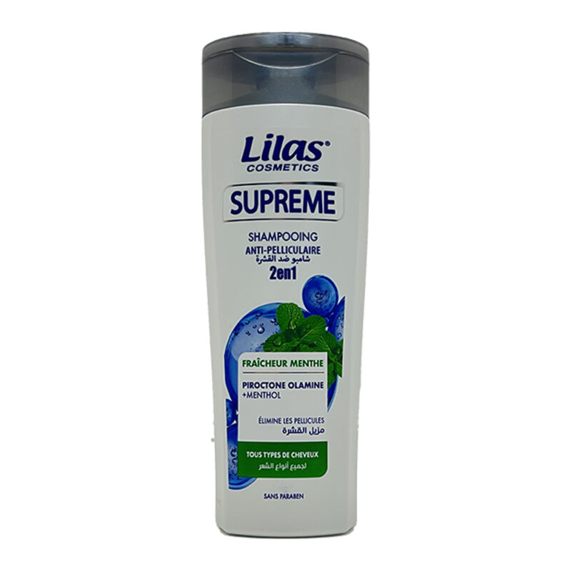 LILAS SHAMPOING 400ML SUPREME MEN FRAICHEUR MENTHE