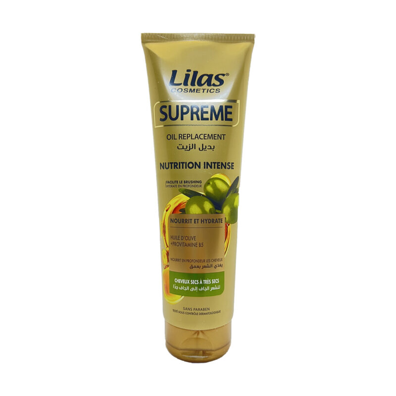 Lilas Oil Replacement Supreme Nourrit et Hydrate A Huile d'olive 300ml Cheveux Secs et Très Secs