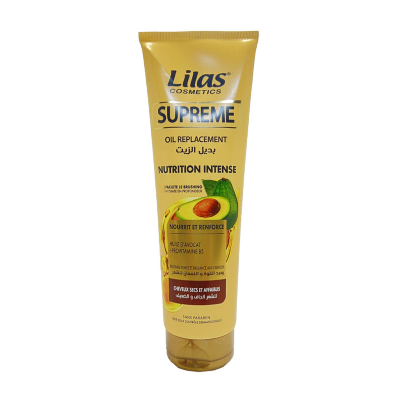 Lilas Oil Replacement Supreme Nourrit et Renforce A Huile d'Avocat 300ml Cheveux Secs et Affaiblis