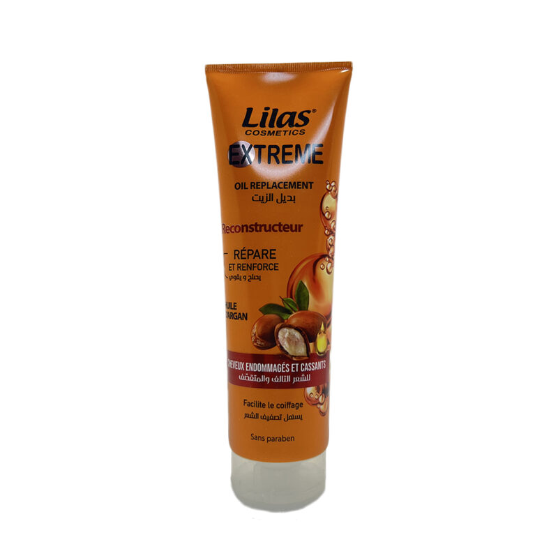 Lilas Oil Replacement Extrême Reconstructeur Huile d'Argan 300ml Cheveux Endommagés et Cassants