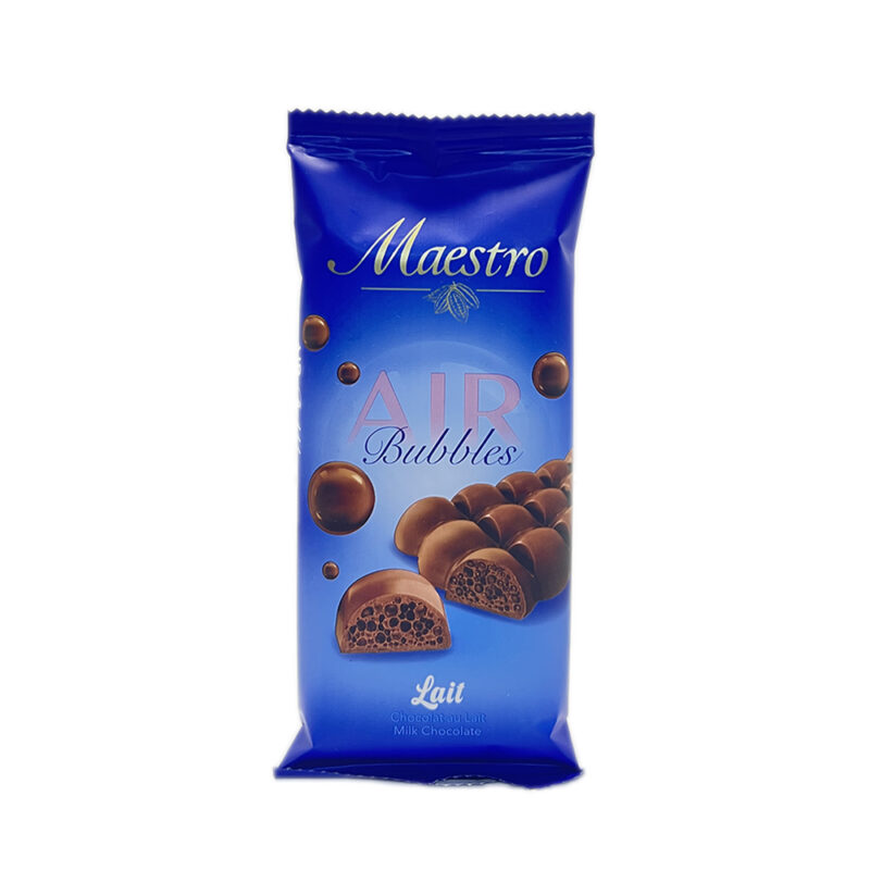 Chocolat au Lait Maestro Air Bubbles 100 gr