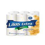 Papier Hygiénique Lilas Fleurie 12un
